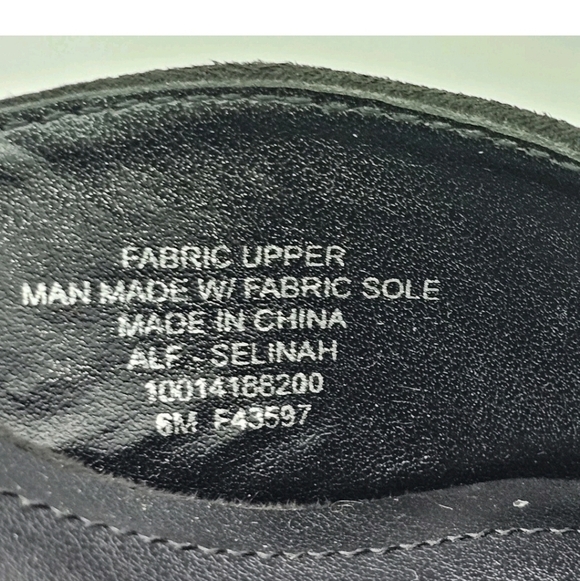 Alfani Womens Selinah Mules Kitten Mid Heel Microsuede Embellished Black 6M - Picture 5 of 14